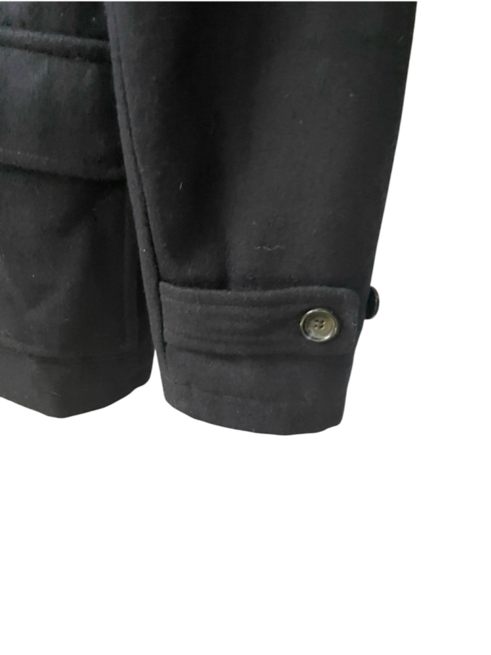 Tommy Hilfiger Men’s Wool Toggle Duffle Coat with Hood Navy Blue L - Picture 10 of 13